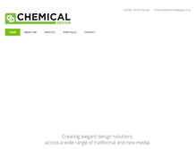 Tablet Screenshot of chemicaldesign.co.uk